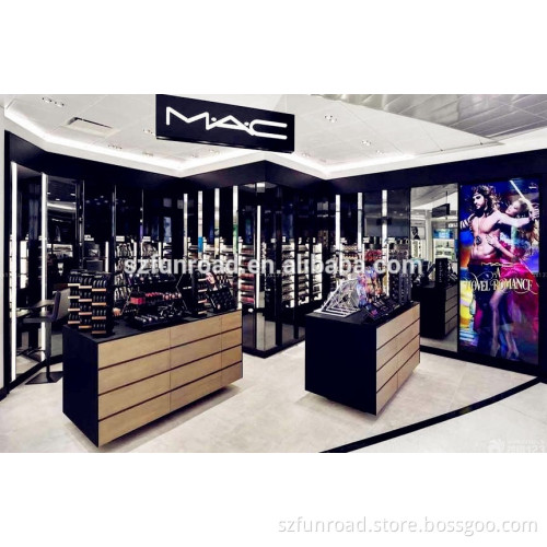 Modern design cosmetic display counter cosmetic display table